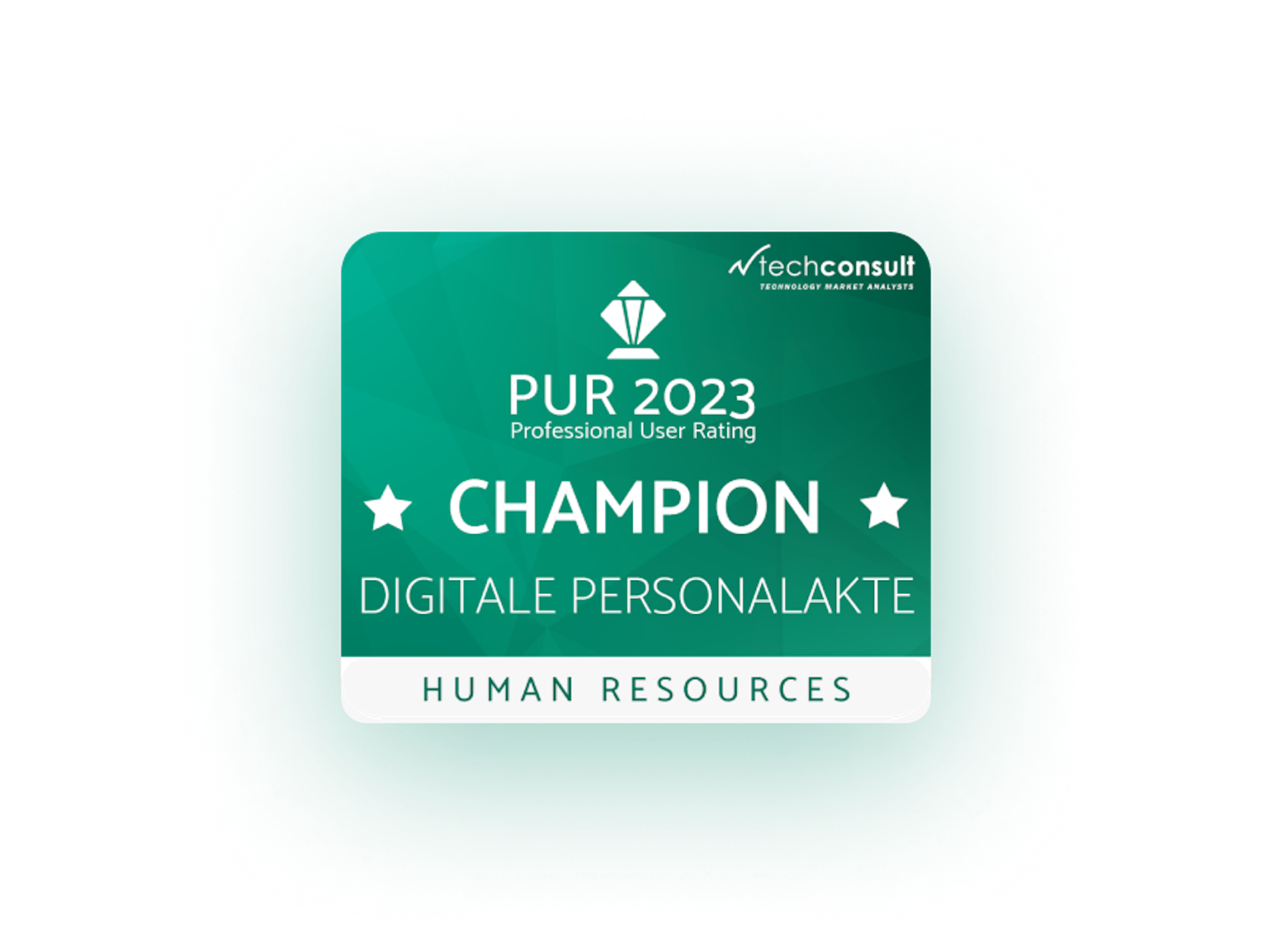 The PUR 2023 badge for digital personal file